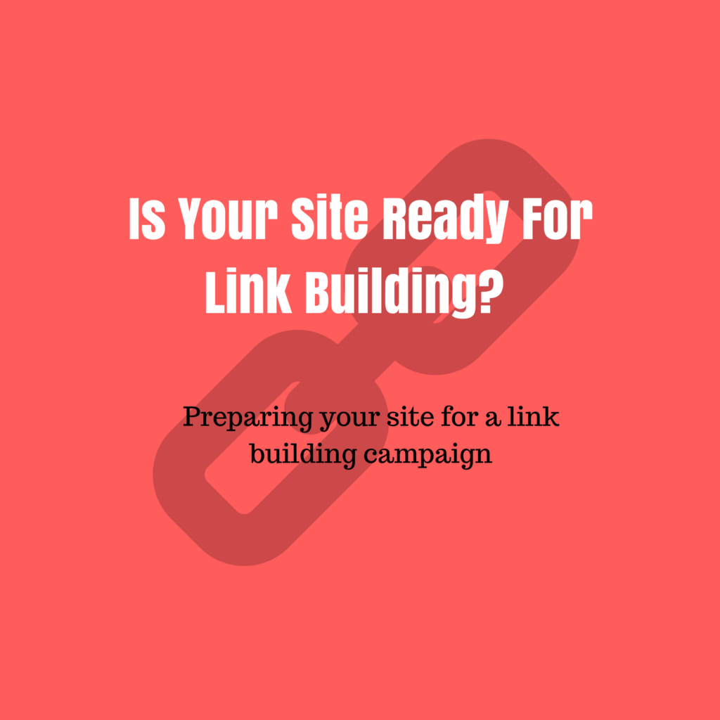 Is Your Site Ready ForLink Building - sparro