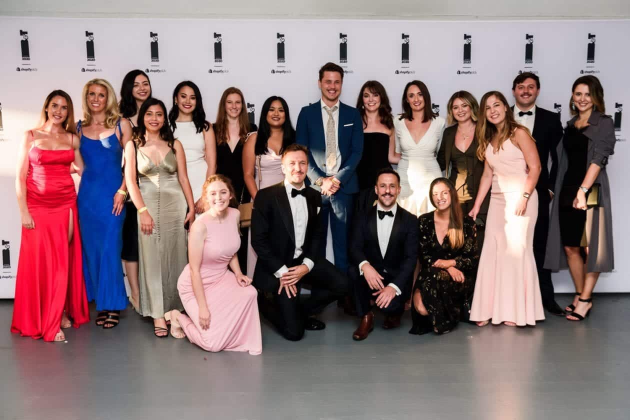 Sparro Team at B&T Awards 2020