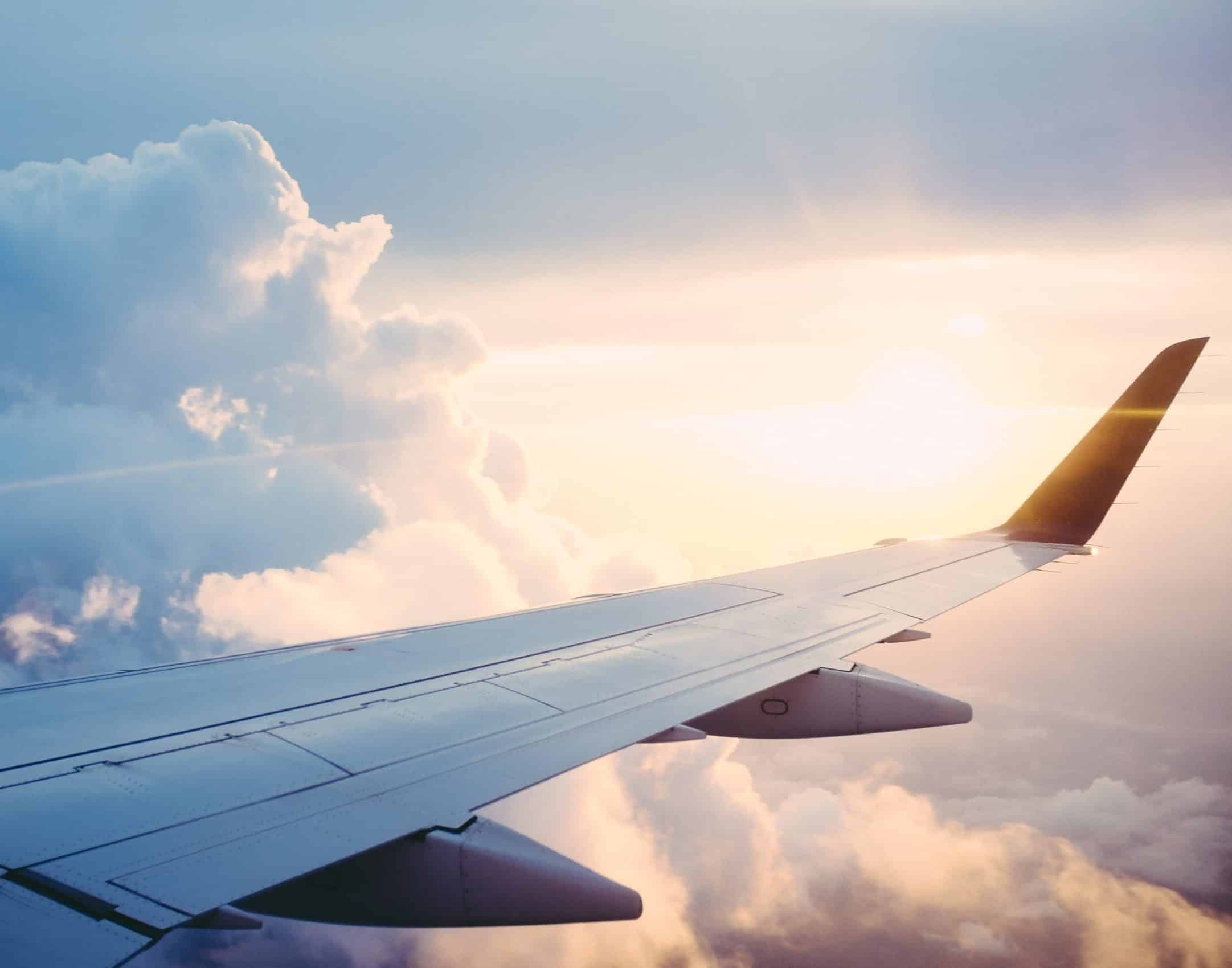 View from a plane flight